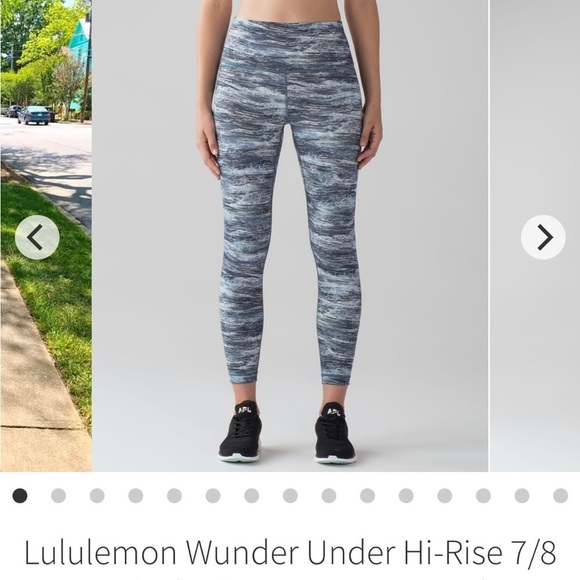 Lululemon Wunder Under Hi-Rise 7/8 Tight - Picture 2 of 4